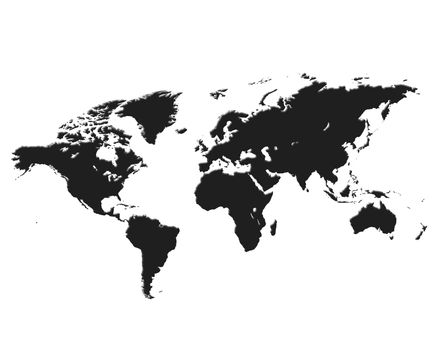 black World map