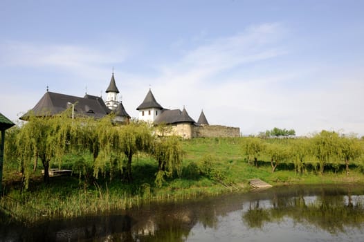 monastery in spring