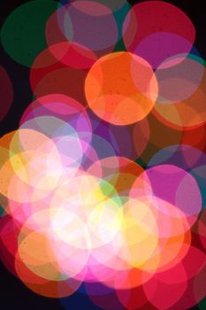 Defocused abstract color holiday background 