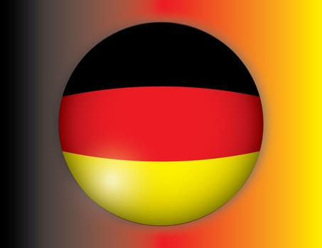 German flag at background with has the colors of the flag