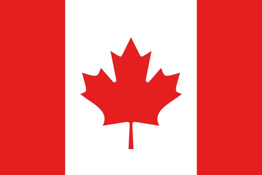An illustration of the flag of Canada