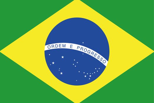 An illustration of the flag of Brazil