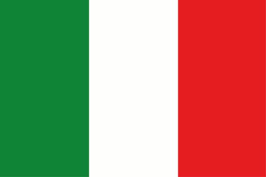 An illustration of the flag of Italy