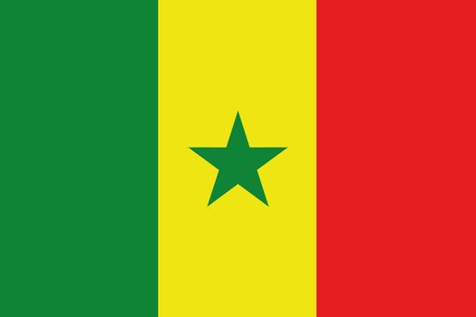 An illustration of the flag of Senegal