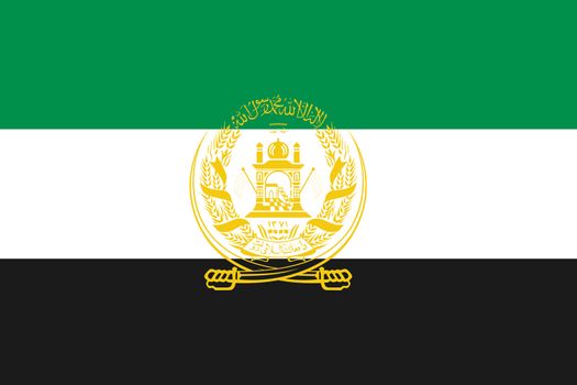 An illustration of the flag of Afghanistan