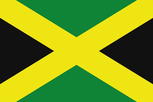 An illustration of the flag of Jamaica