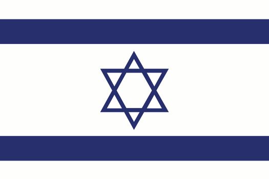 An illustration of the flag of Israel