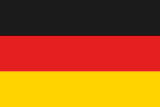 An illustration of the flag of Germany