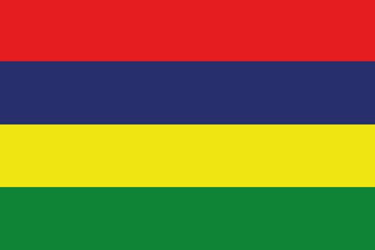 An illustration of the flag of Mauritius