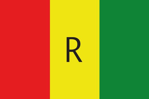 An illustration of the flag of Rawanda