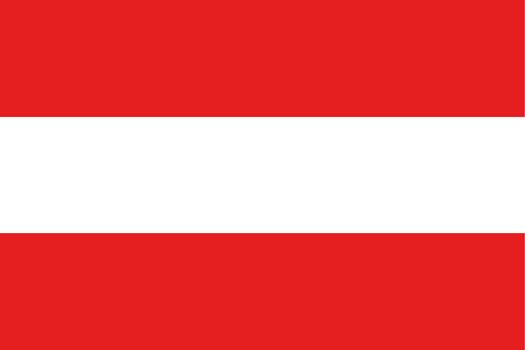 An illustration of the flag of Austria