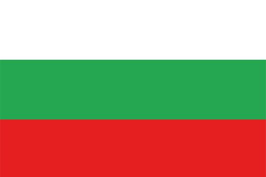 An illustration of the flag of Bulgaria