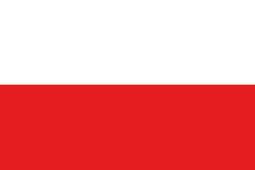 An illustration of the flag of Poland