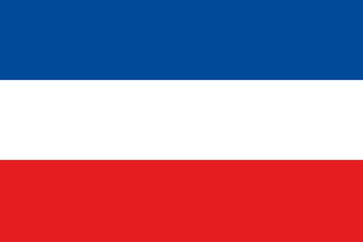 An illustration of the flag of Yugoslavia