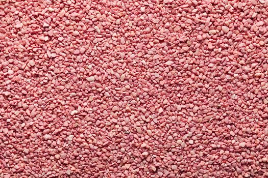Pink grit texture for background. Top view