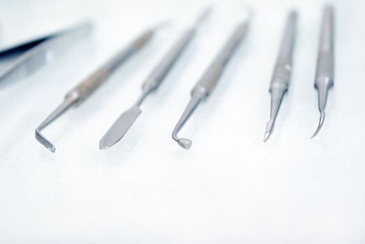 dental instrument.cabinet to stomatologies shallow DOF