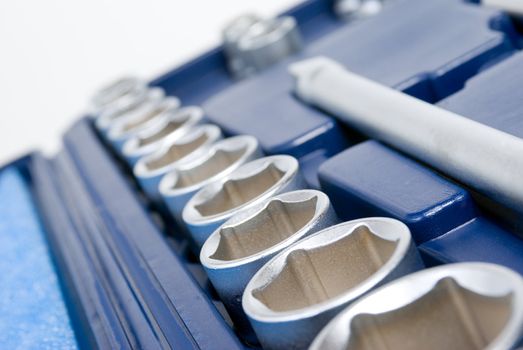 set of metallic tools as background.tools around the world 
      

