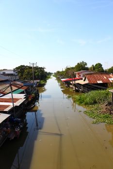 Slum in thailand