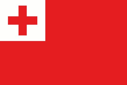 An illustration of the flag of Tonga