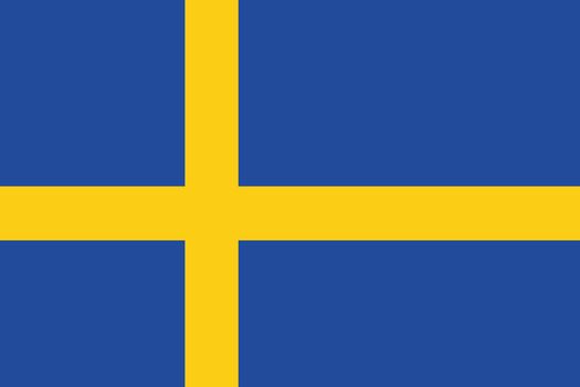 An illustration of the flag of Sweden