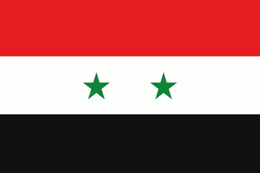 An illustration of the flag of Syria