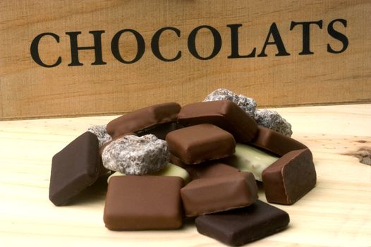limp of chocolates of various kinds very appreciated at the time of the festivals of Christmas