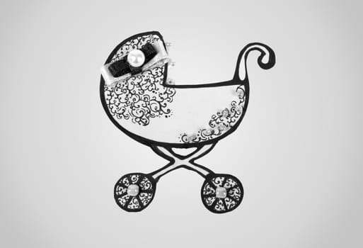 Decorative pram