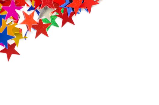 Stars confetti background