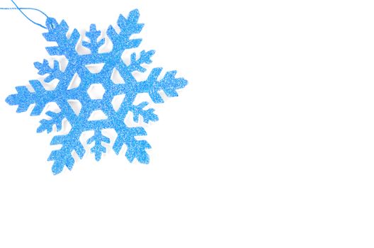 Christmas tree decoration star isolated on white background