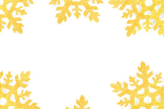 Christmas tree decoration star isolated on white background