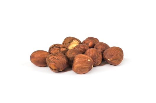 Hazel nut isolated on white background
