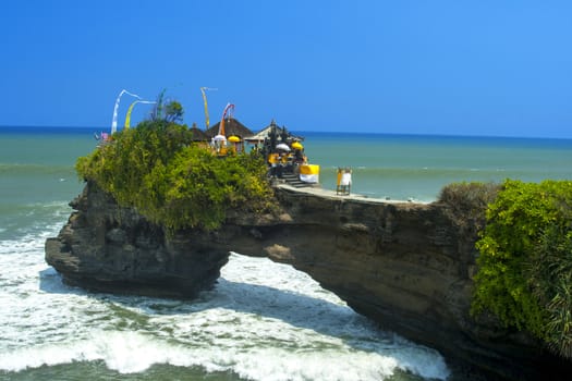 Coast near Tanah Lot, Bali. Indonesia