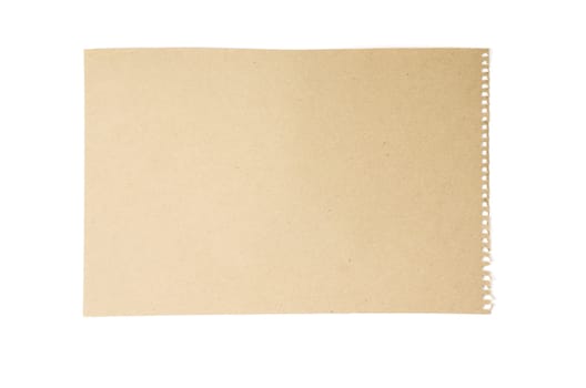 page of paper