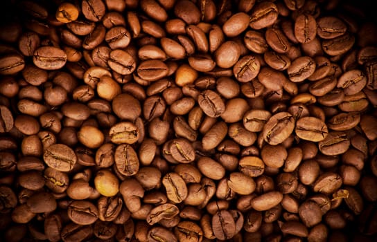 Coffee beans background