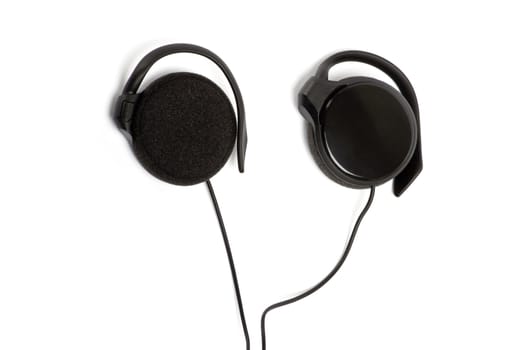 earphones isolated on white