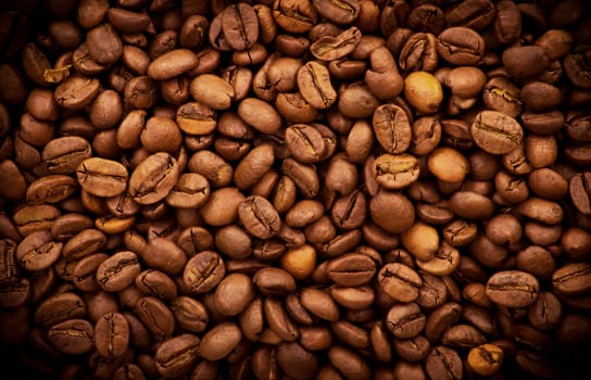 Coffee beans background