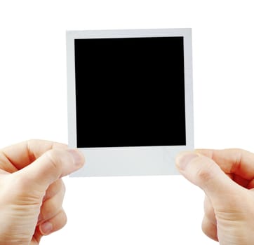 Photo (instant) isolated on white background