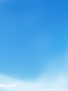 blue sky is covered by white clouds