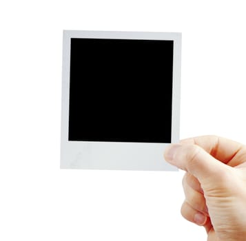 Photo (instant) isolated on white background