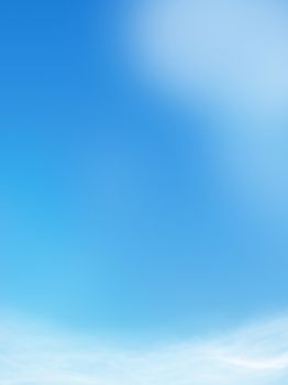 blue sky is covered by white clouds