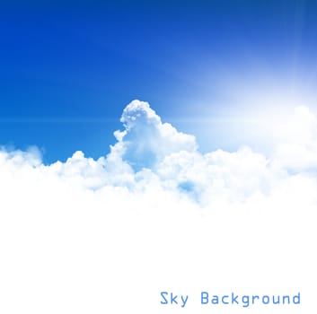 blue sky background