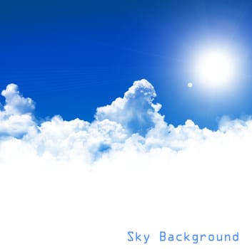 blue sky background
