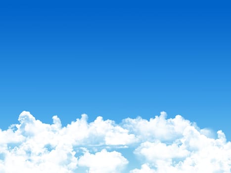 blue sky background with tiny clouds