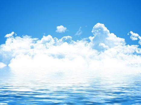 blue sky background