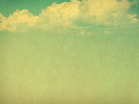 retro image of cloudy sky