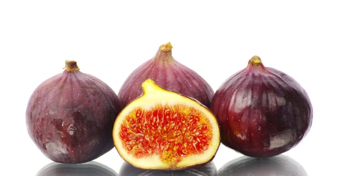 fig isolated on a white