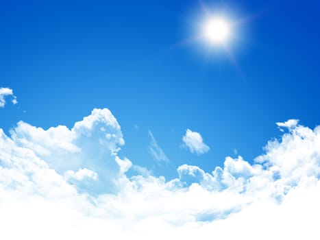 blue sky background