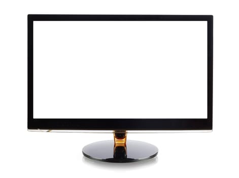 Computer monitor isolated on white