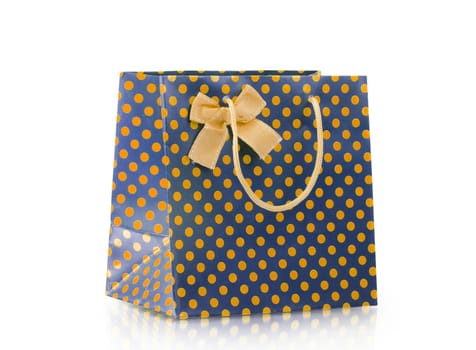 Shopping bags isolated on the white background