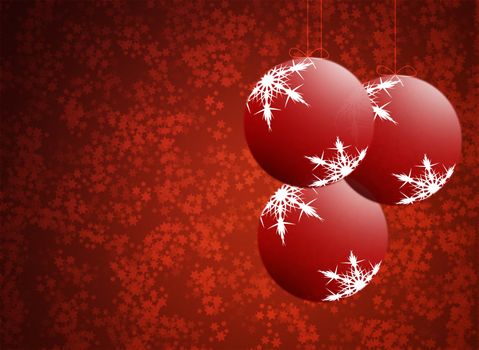 Abstract background with New Year's toys on the new year. Happy New Year and Merry Christmas!